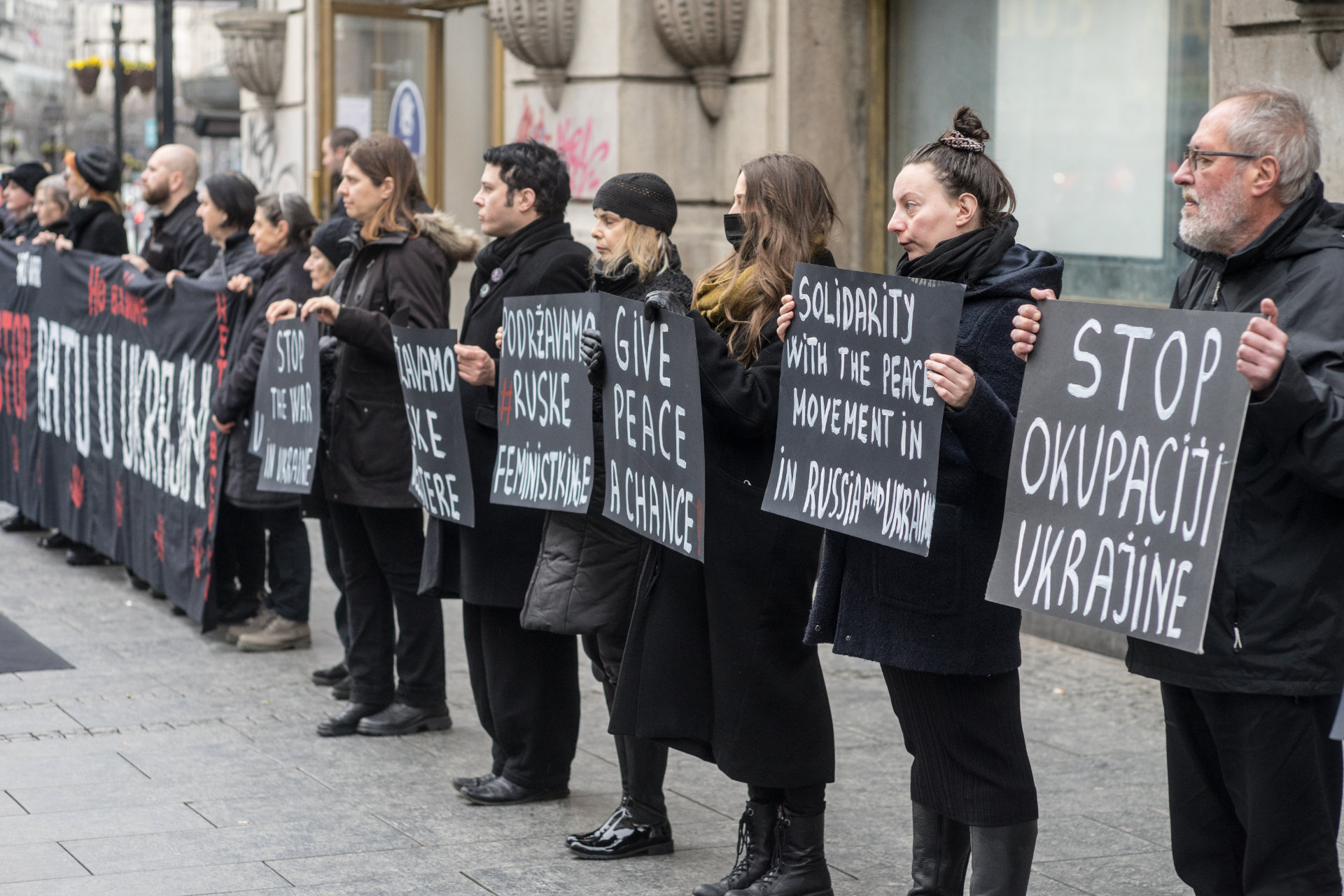 Stop ratu u Ukrajini! Stop ratu u Ukrajini!