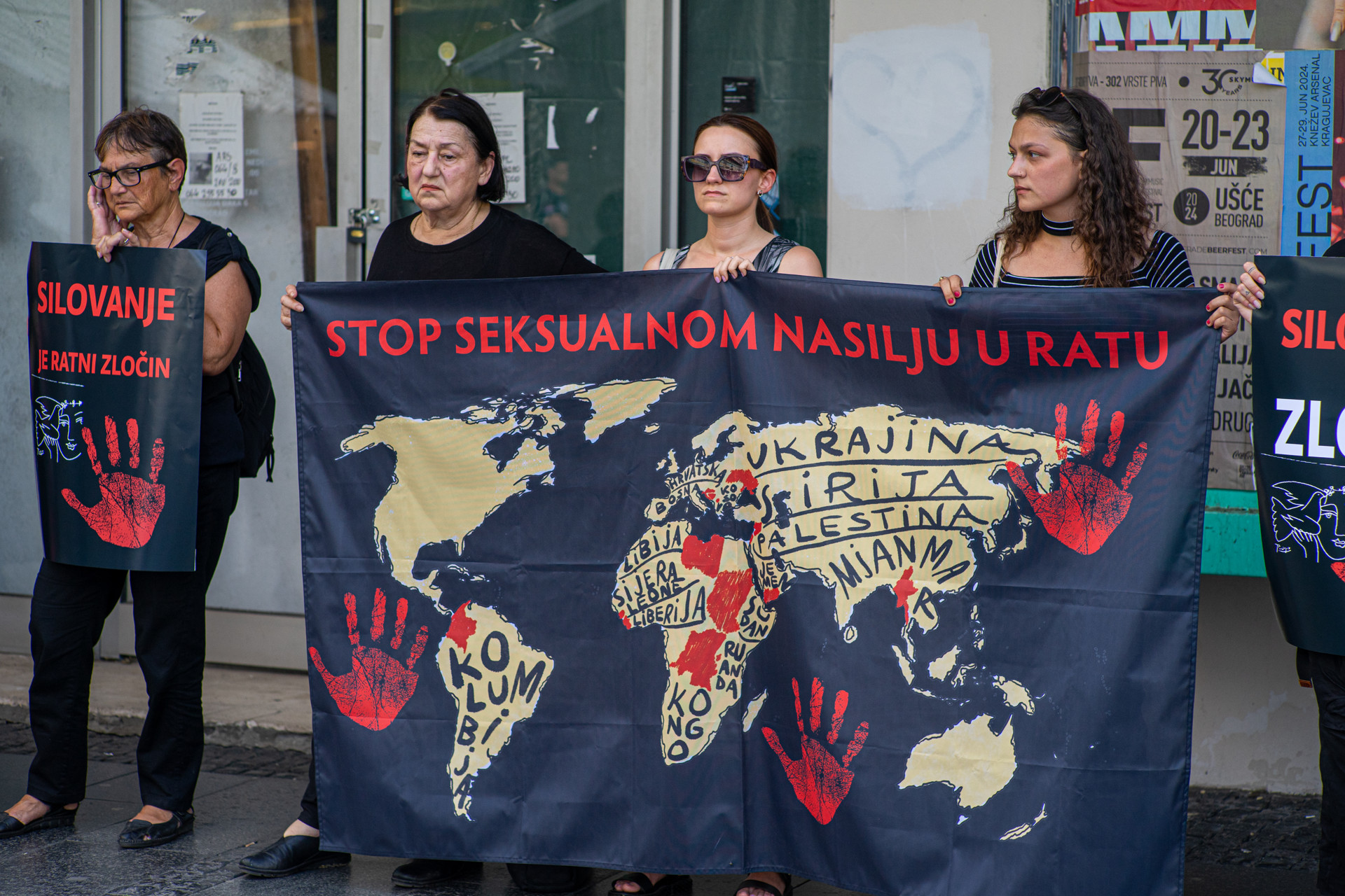 Pamtimo žene silovane u ratu! Pamtimo žene silovane u ratu!