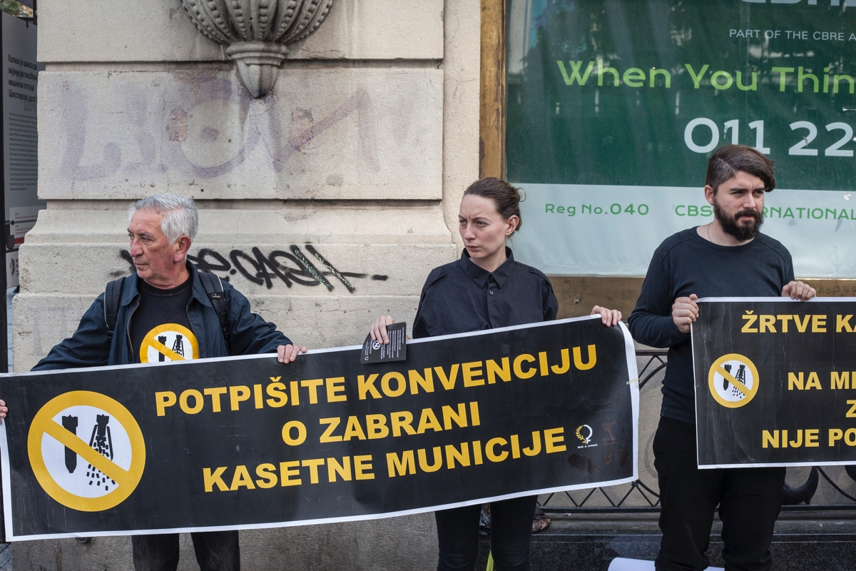 Stop kasetnoj municiji! Stop kasetnoj municiji!